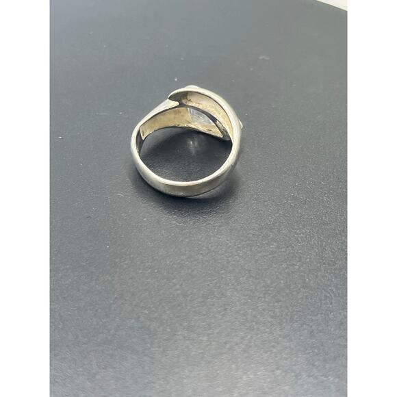 Sterling Silver Bypass Pear Shaped CZ 3.5 Ct Engagement Ring size 7.75 - Picture 8 of 12